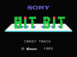 Crazy Train Title Screen